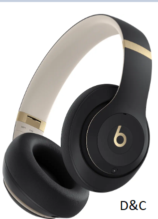 Beats – Studio Pro – Wireless Noise Cancelling Over-the-Ear Headphones – Black/Gold