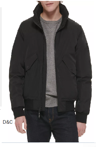 Tommy Hilfiger Men’s Flex Performance Zip-Front Bomber Jacket