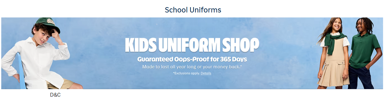 Kids uniforms on sale Comes with 365 days Guarantee