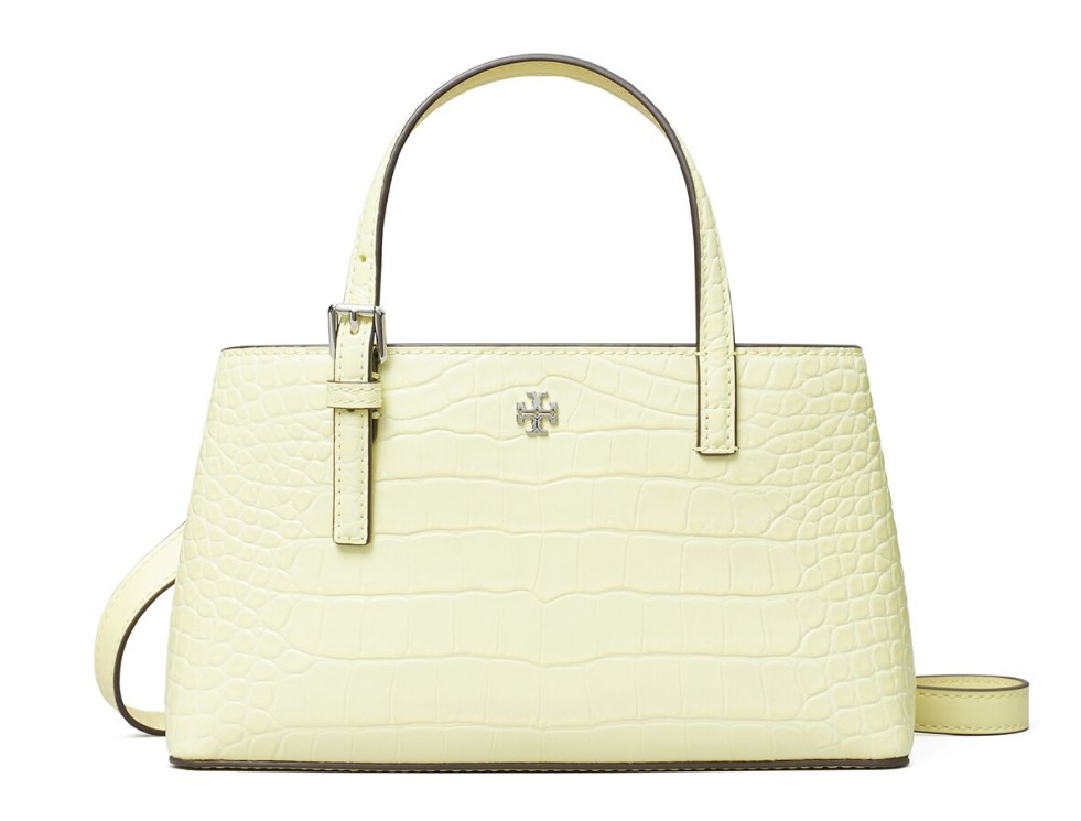 Emerson Embossed Mini Leather Tote