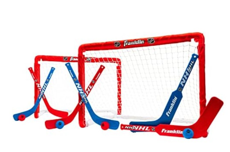 Franklin Sports NHL Mini Hockey Goal Set