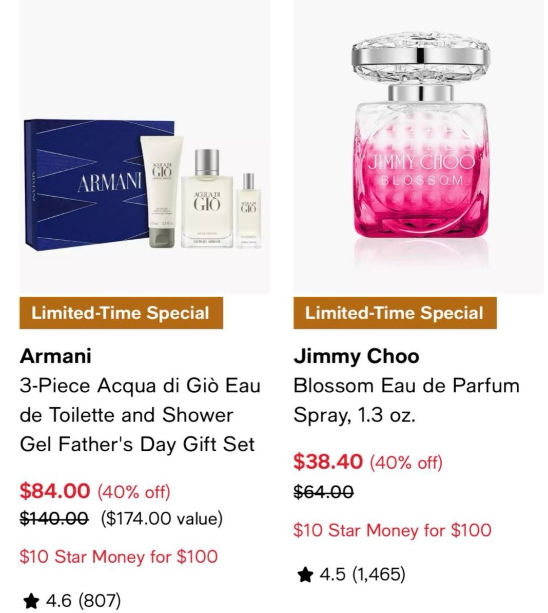 Macy’sUp to 50% off Brand Favorite Fragrances
