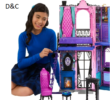 Monster High Boo-tique Hotel Doll House with 13+ Accessories