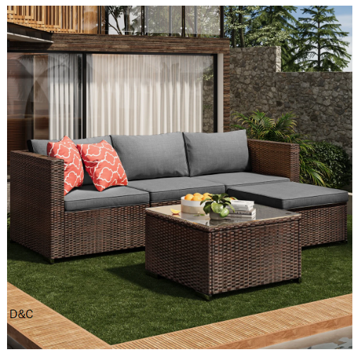 Dossena Reversible Sectional Seating Group with Cushions