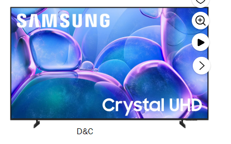 Samsung 65” Class Crystal UHD U7900F 4K Smart TV 2025 – UN65U7900FFXZA