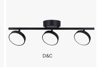 Fixed Track Track Kit with Dimmable and Adjustable Head