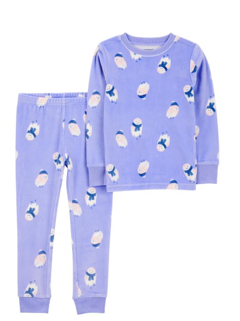 Carter’s Child of Mine Toddler Cozy Pajama Set, 2-Piece, Sizes 12M-5T