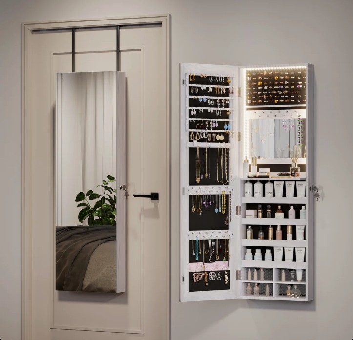 14.5” Wide Jewelry Armoire