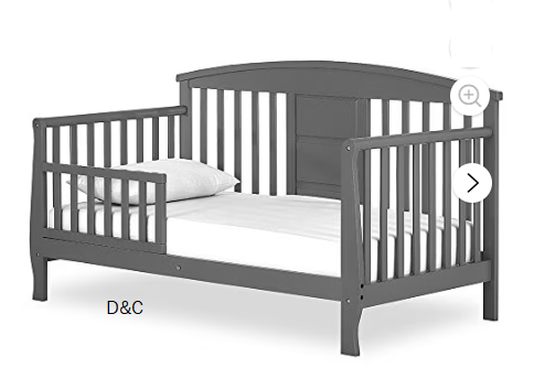 Dream on Me Dallas Toddler Day Bed, Storm Grey