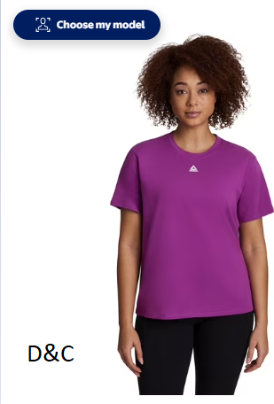 Reebok Women’s and Women’s Plus Energy Short Sleeve Tee, Sizes XS-4X