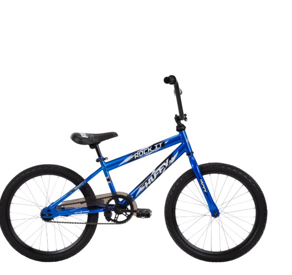 Huffy 20″ Rock It Kids’ Bike, Fits Riders 44″-56″, Blue, Youth, Boys