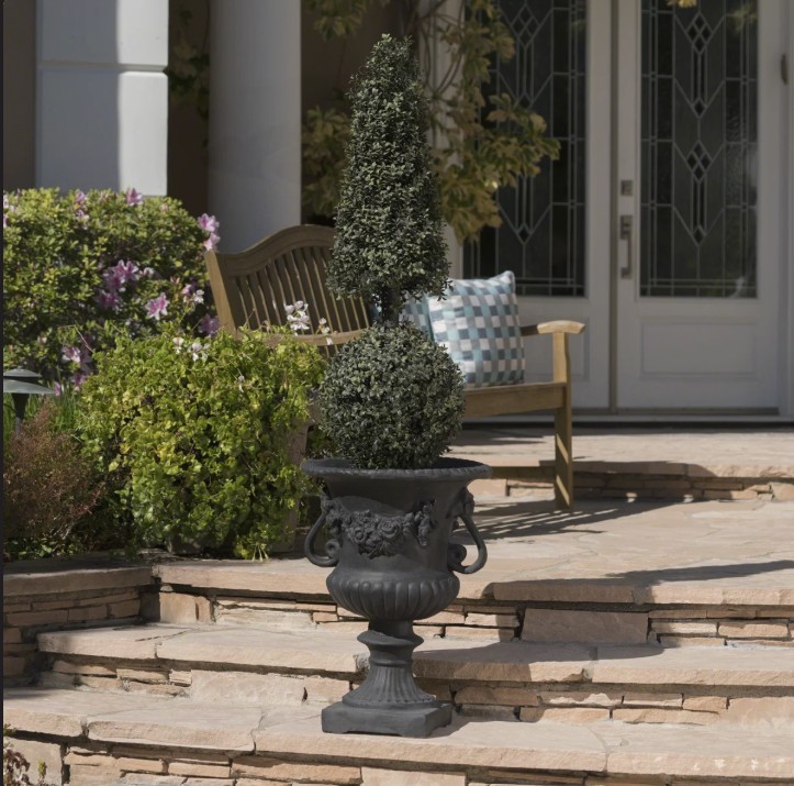 Geffrey 24″ H Magnesium Oxide Urn Planter with Drainage Hole and Stopper