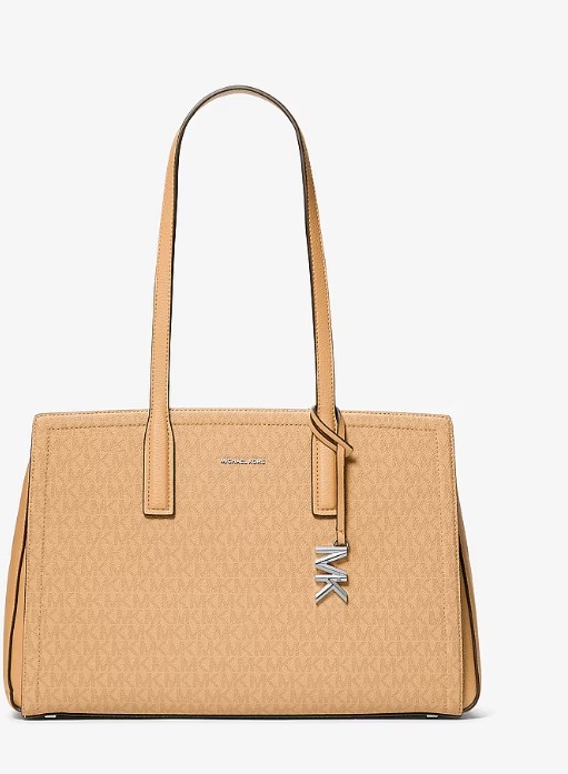 Laila Medium Signature Logo Tote Bag