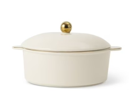 Thyme & Table Ceramic 64oz Casserole Dish – Cream