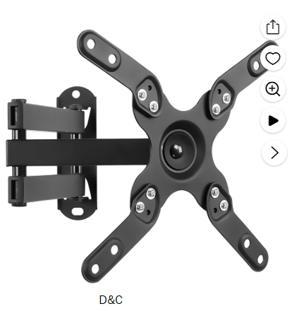 Mount-It! Full-Motion Tv Wall Mount, Long 15″ Extension, Fits 17″-47″ Tv’s, Capacity 33 lbs.