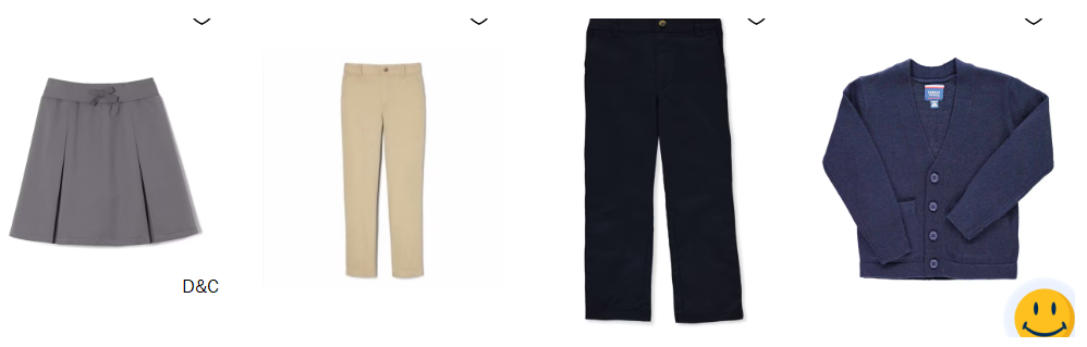 School Uniforms as low as $1
