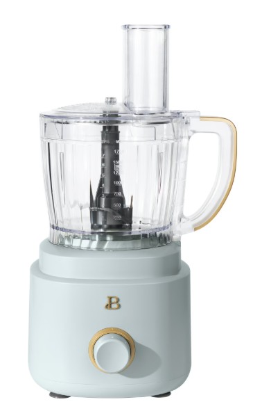Beautiful 10-Cup Food Processor with Accessories, Hydrangea by Drew Barrymore