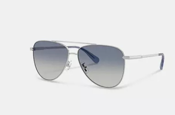 C Hardware Metal Pilot Sunglasses