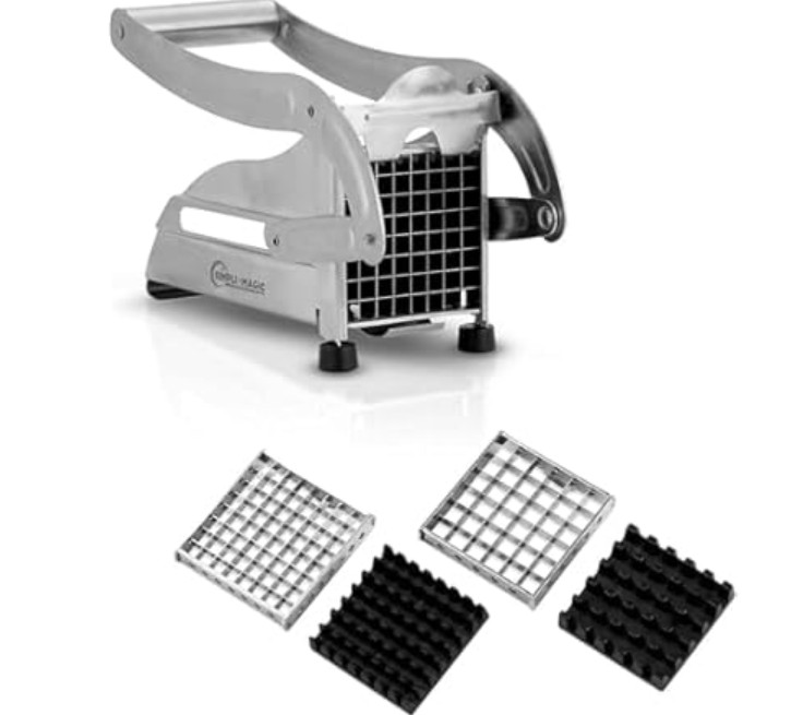 Simpli-Magic Lightweight French Fry Cutter, Stainless Steel