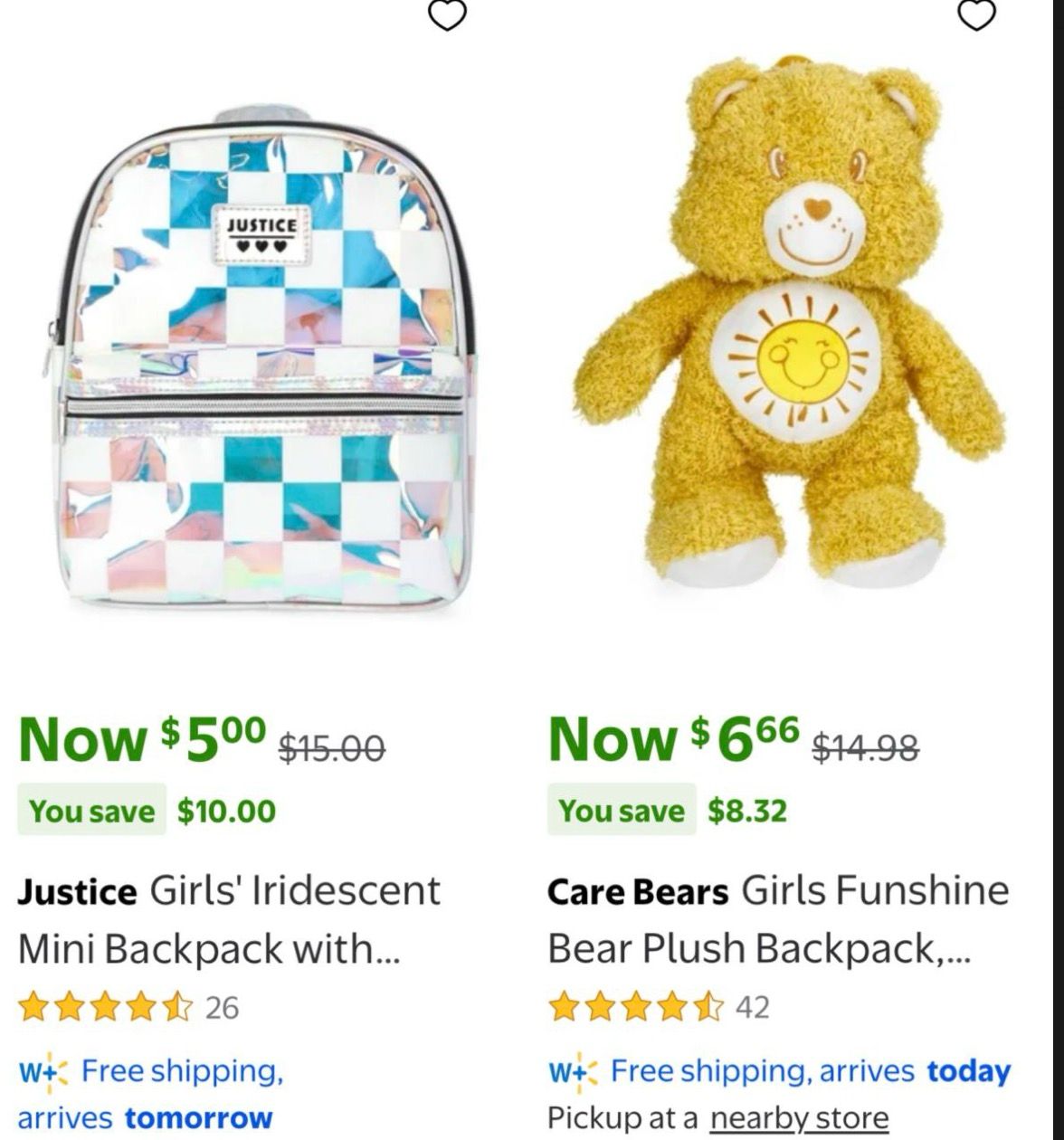 Kids Back Packs as low as $5! Only!!