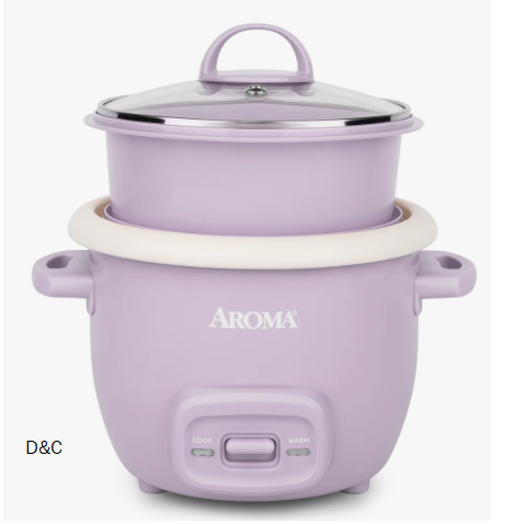 AROMA® 3-Cup (Cooked) / 0.8Qt. Digital Rice & Grain Multicooker