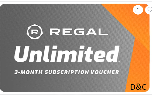 Regal Unlimited Movie Pass – 3-Month Subscription Deal (15% Off)