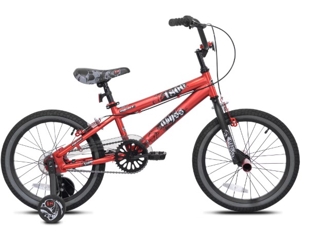 18″ Kent Abyss Boy’s Freestyle BMX Bicycle, Kids Age 5-7 Years, Red