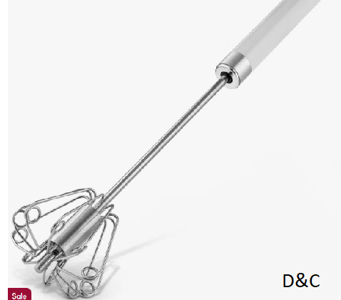 Zulay Kitchen Hand Push Whisk, Semi-automatic Egg Whisk