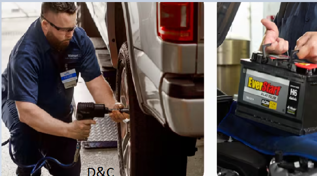 Walmart auto care centers – Save on services from certified techs.