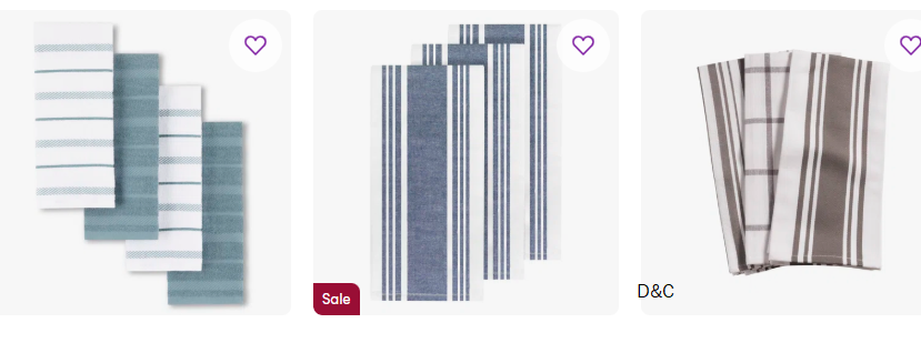 Kitchen Towels Under $10 + Free shipping.