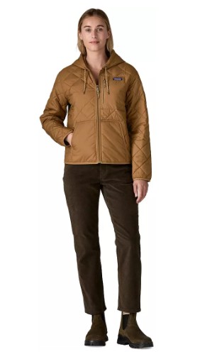 Patagonia Women’s Diamond Quilted Bomber Hoodie