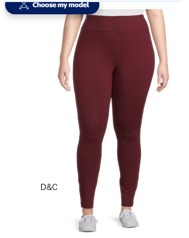 Athletic Works Women’s Plus Size Dri More Ankle Leggings, 28″