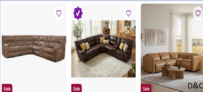 Black Friday in July Reclining Sectionals Sale