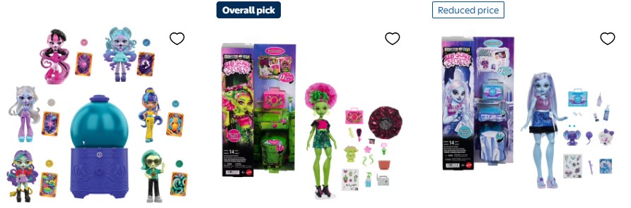 Monster high dolls clearance Sale! at Walmart