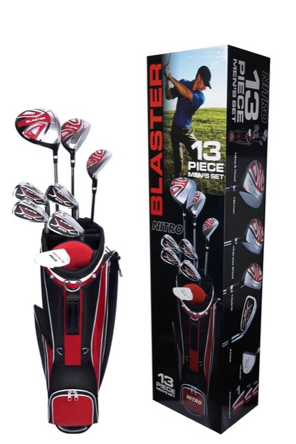 Nitro Men’s Blaster 13-Piece Golf Set, Left Handed