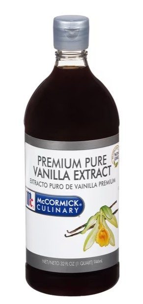 McCormick Culinary Kosher Pure Vanilla Extract, 32.0 fl oz Bottle