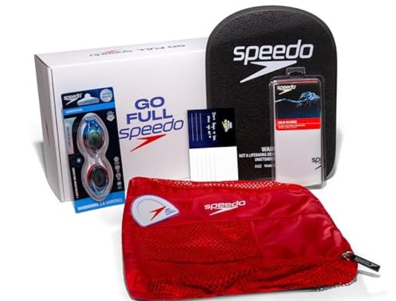 Speedo Champion Signature Swim Bundle Box with signature card from Team Athlete