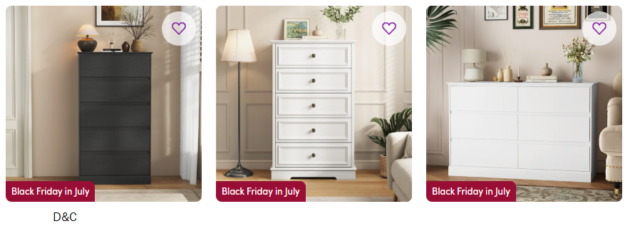 Dressers & Chests Under $150