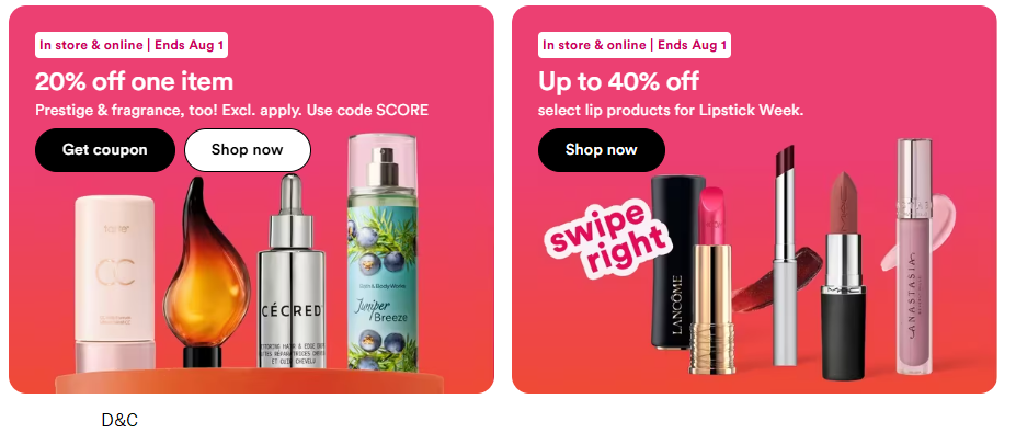 Ulta Beauty 20% off One Item Code: SCORE