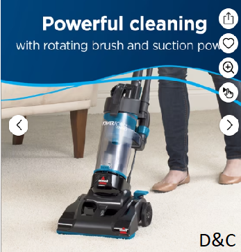 BISSELL PowerForce Compact, Bagless, Upright Vacuum