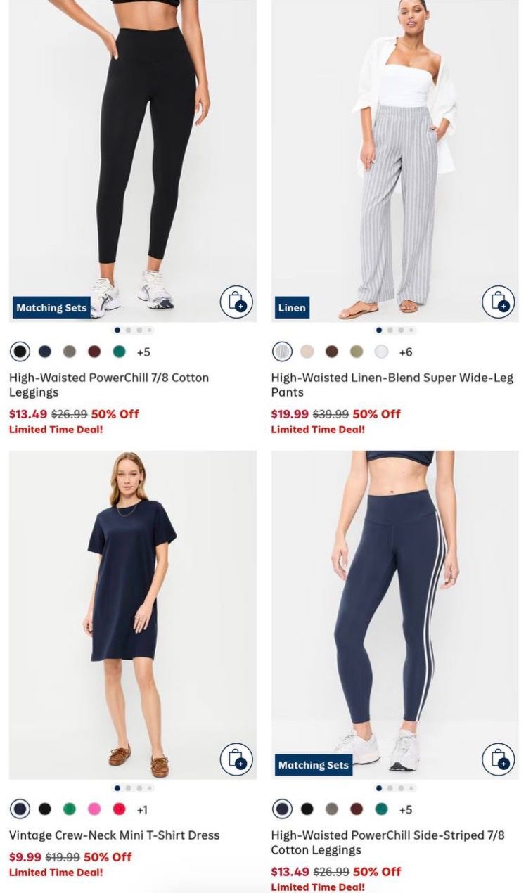 Shop all! 50% off Everything at Old Navy!