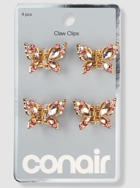 Mini Butterfly Claw Clip Set