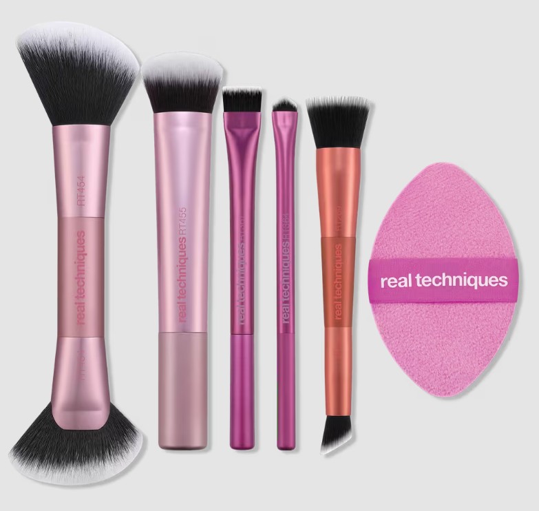 Big Blends Energy Brush + Dual-Sided Puff Set