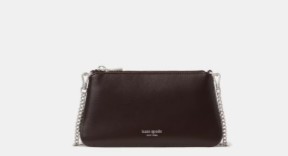 Zig Zag Print Wristlet