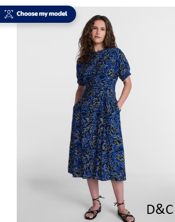 Time and Tru Women’s Pleated Midi Shirtdress, Sizes XS-XXXL