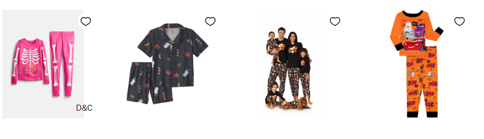 Halloween Pajamas $10-$12