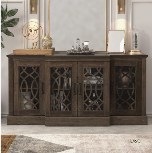 Allivia 60.4″ W 4-Door Accent Sideboard