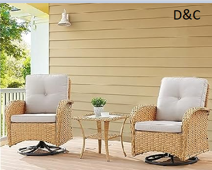 3PC Patio Furniture Set