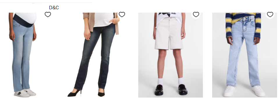 Walmart still has tons of jeans on clearance for the family