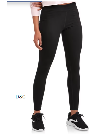 Athletic Works Women’s Active Fit Mid Rise Leggings, Sizes S-XXL